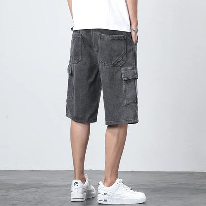 Tarragona Denim Cargo Shorts