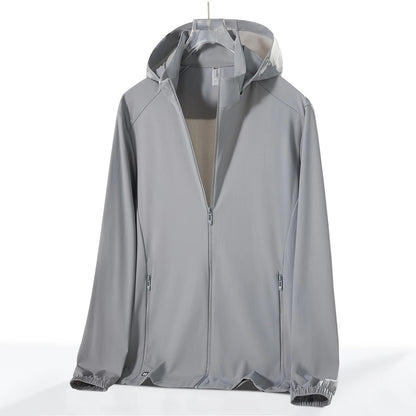 Tempo UV Hooded Jacket - Carbon Grey