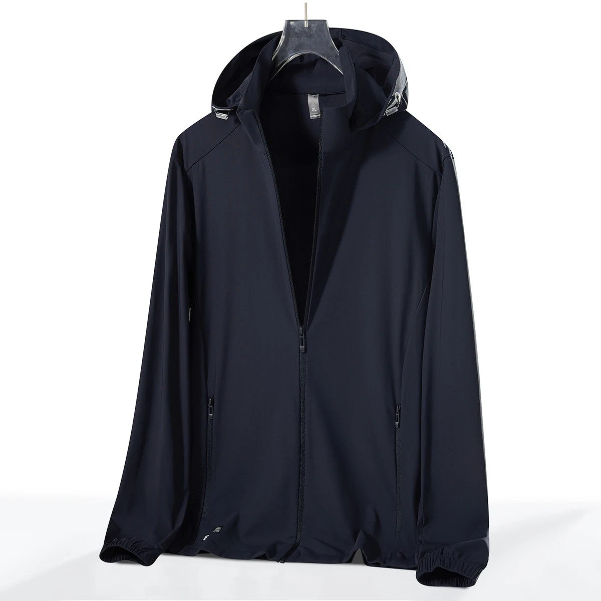 Tempo UV Hooded Jacket - Navy Blue