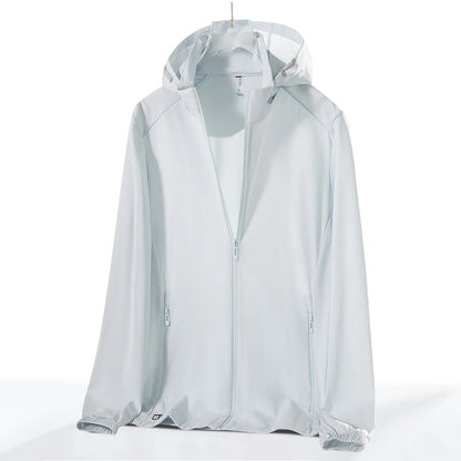 Tempo UV Hooded Jacket - Sky Blue