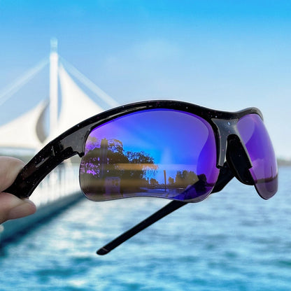 Tempo Polarized Cycling Sunglasses - Onyx Indigo Mirror