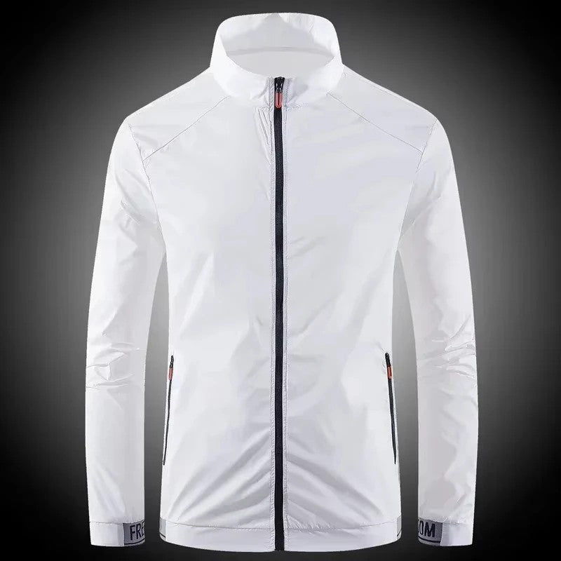 Terrain Lightweight UV Windbreaker Jacket - Arctic White