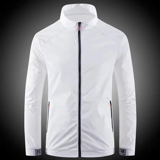 Terrain Lightweight UV Windbreaker Jacket - Arctic White