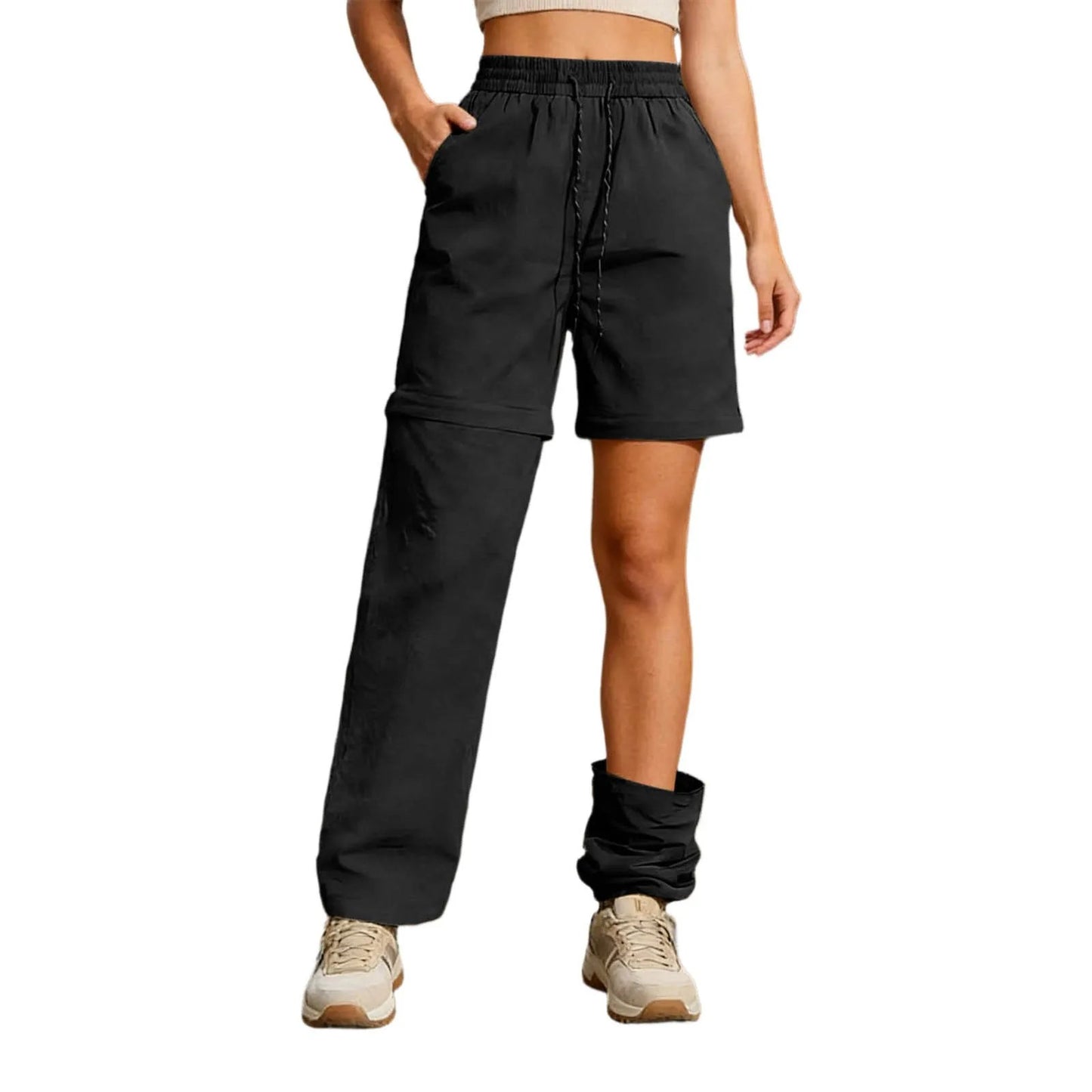 Terra Zip-Off Cargo Pants - Black