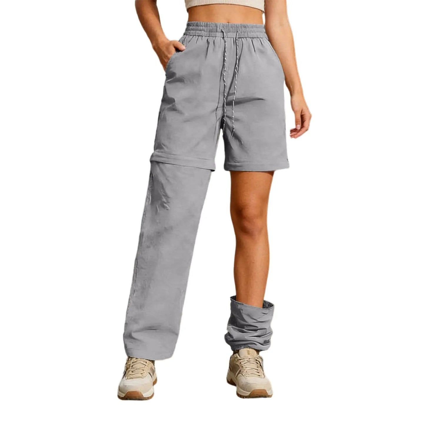 Terra Zip-Off Cargo Pants - Grey