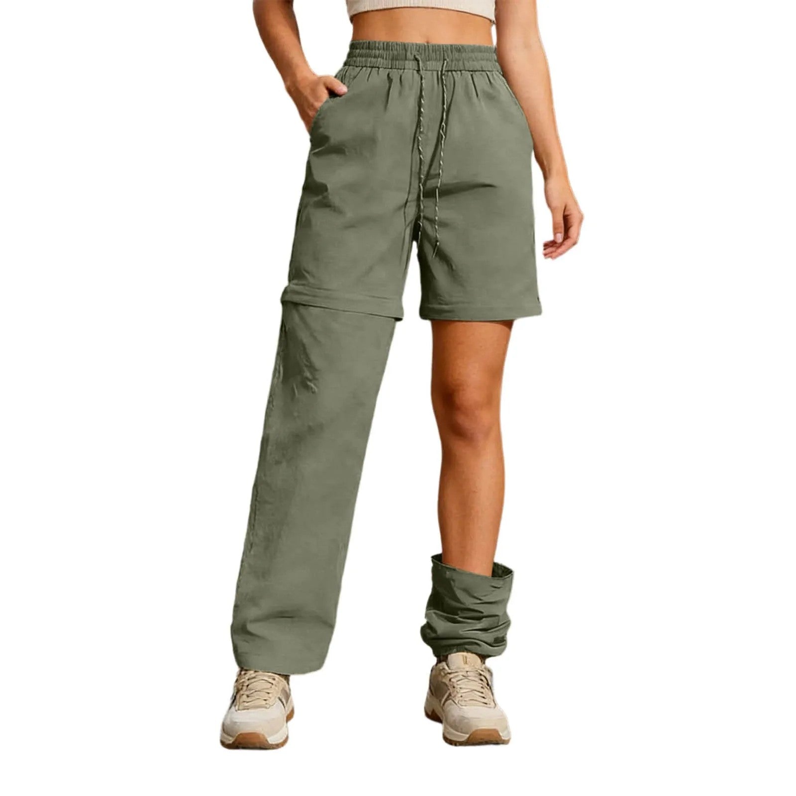 Terra Zip-Off Cargo Pants - Olive