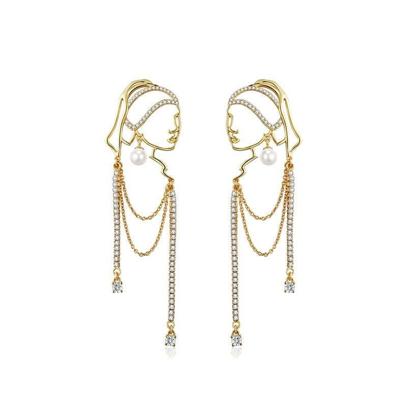 The Girl With Pearl Earrings - Gold