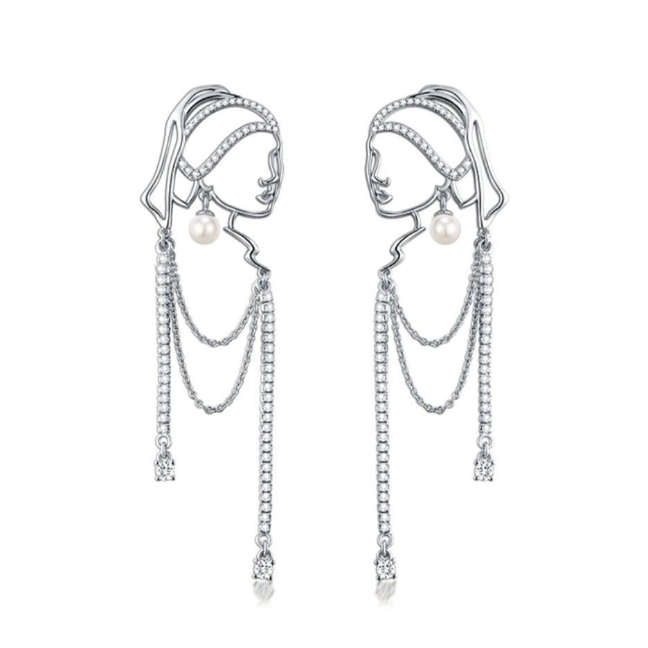 The Girl With Pearl Earrings - Silver