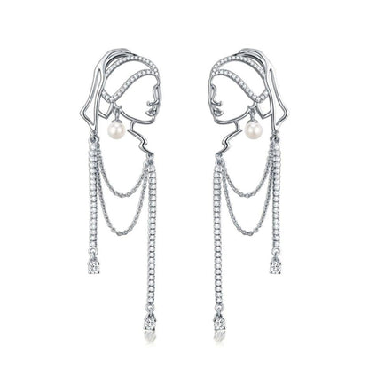 The Girl With Pearl Earrings - Silver