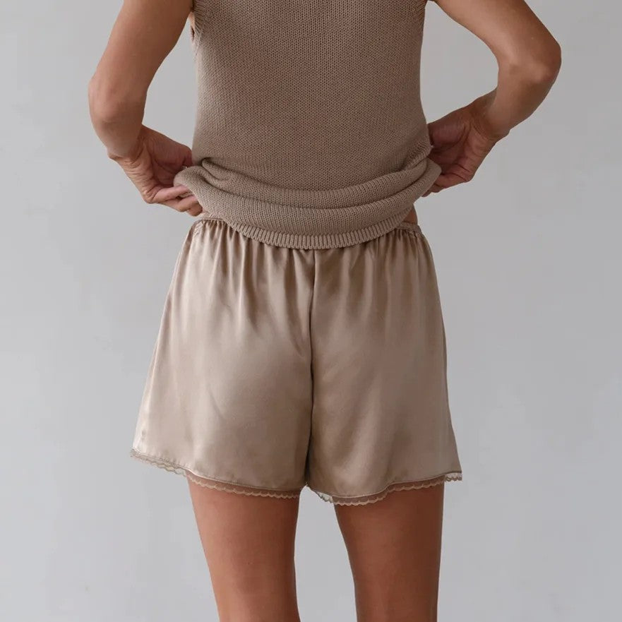 Thornbury Satin Lace Shorts