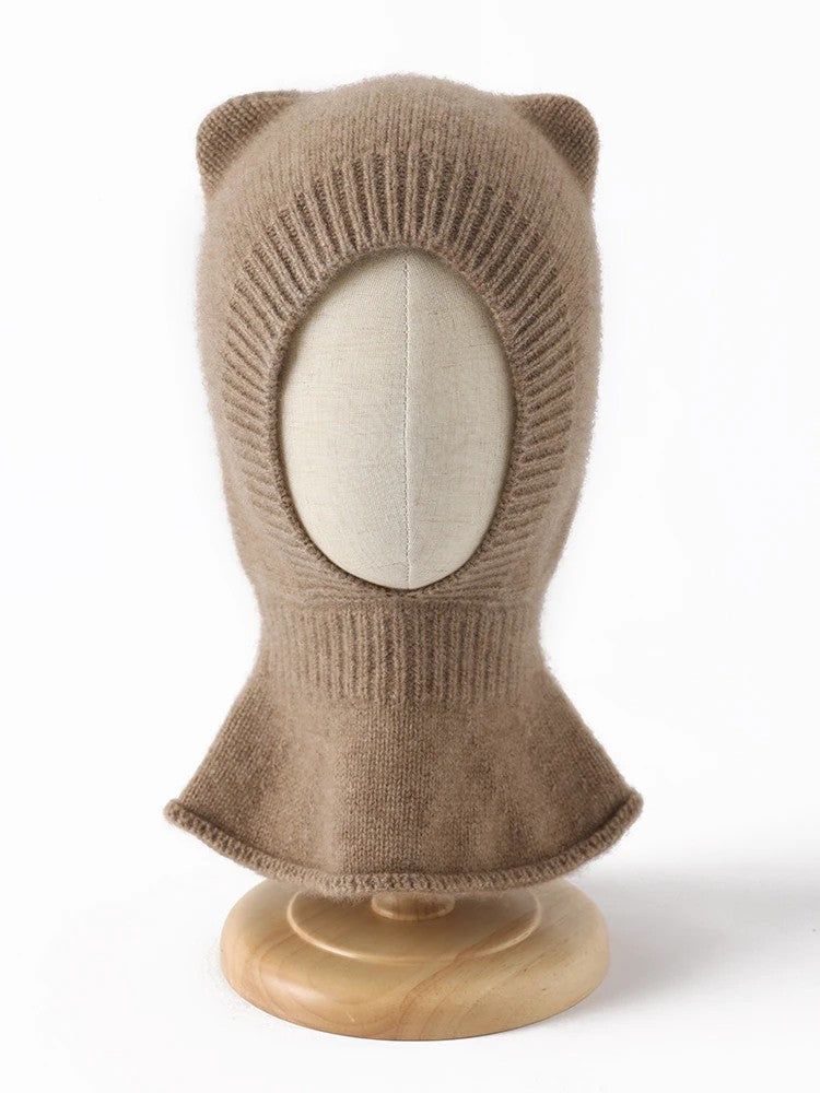 Thun 100% Cashmere Bear Balaclava