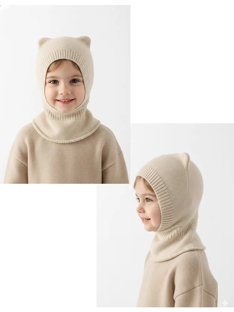 Thun 100% Cashmere Bear Balaclava