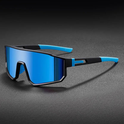 Titan Polarized Cycling Sunglasses - Black Azure