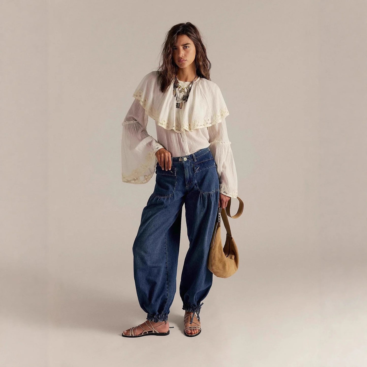 Valais Wide Leg Jeans - Indigo Denim