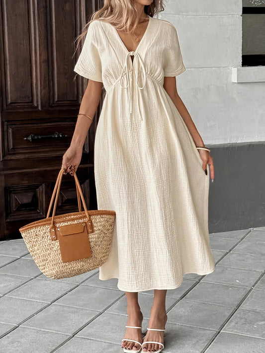 Valensole Pleated Midi Dress