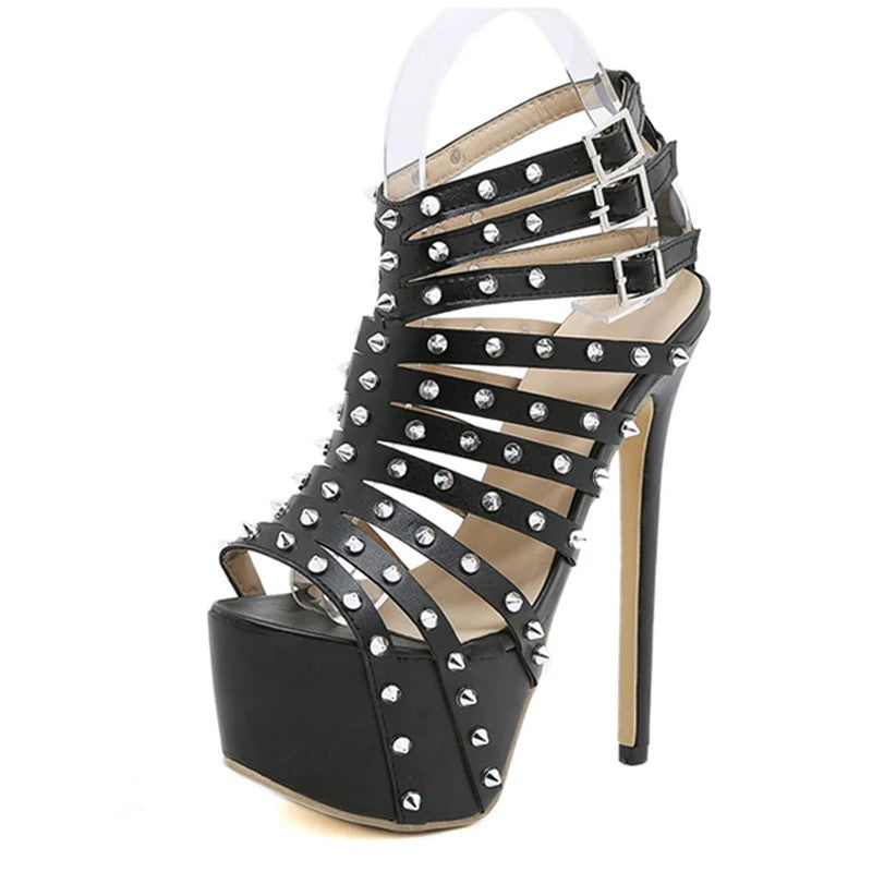 Valencio Studded Platform Heels