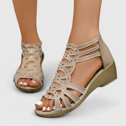 Valle Cushioned Flat Sandals