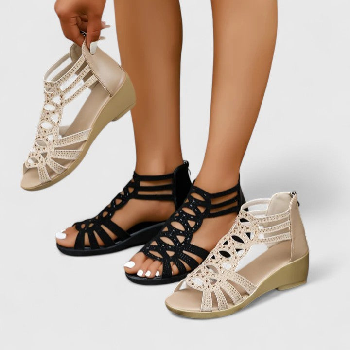 Valle Cushioned Flat Sandals