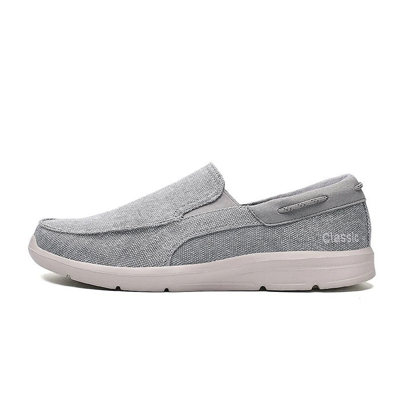 Vanoise Canvas Loafers - Stone Gray