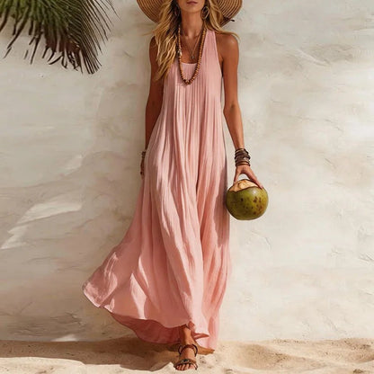 Varese Boho Maxi Dress - Rose