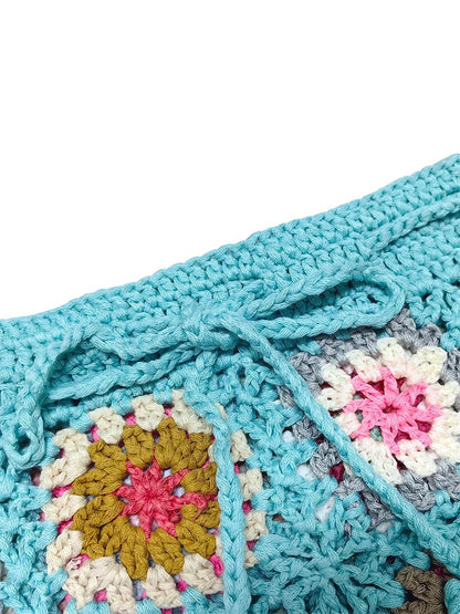 Varese Knit Crochet Shorts