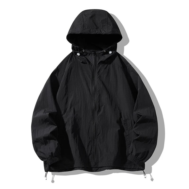 Vector Lightweight Hooded Jacket - Obsidian