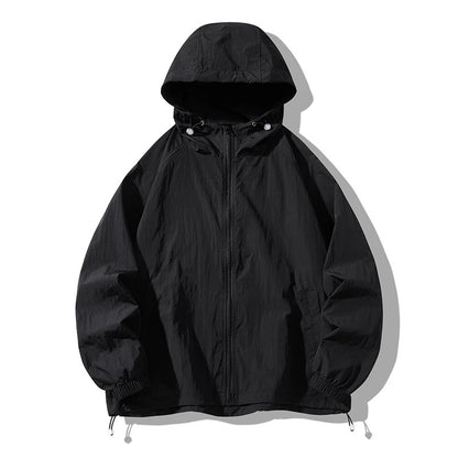 Vector Lightweight Hooded Jacket - Obsidian