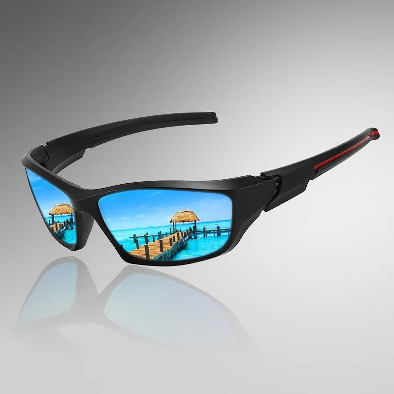 Vector Sport Polarized Sunglasses - Blue Mirror