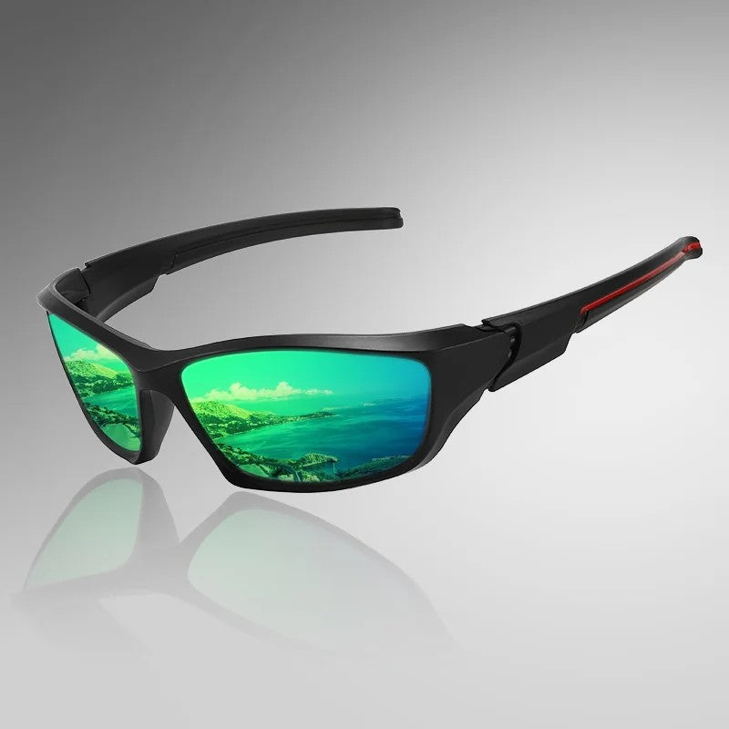 Vector Sport Polarized Sunglasses - Green Mirror