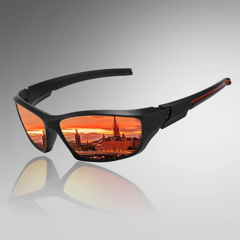 Vector Sport Polarized Sunglasses - Red Mirror