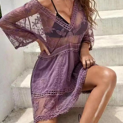 Vela Mesh Cover-up Dress