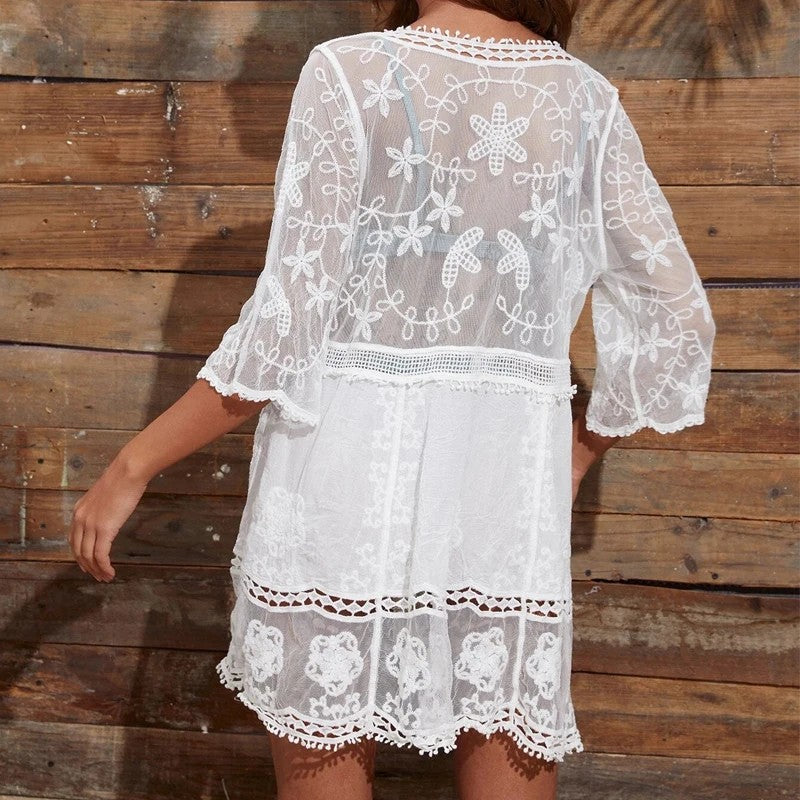 Vela Mesh Cover-up Dress