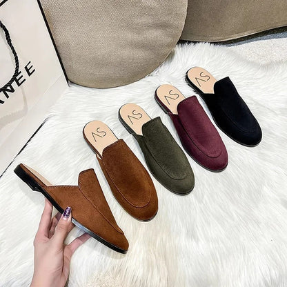 Velari Faux Suede Mules