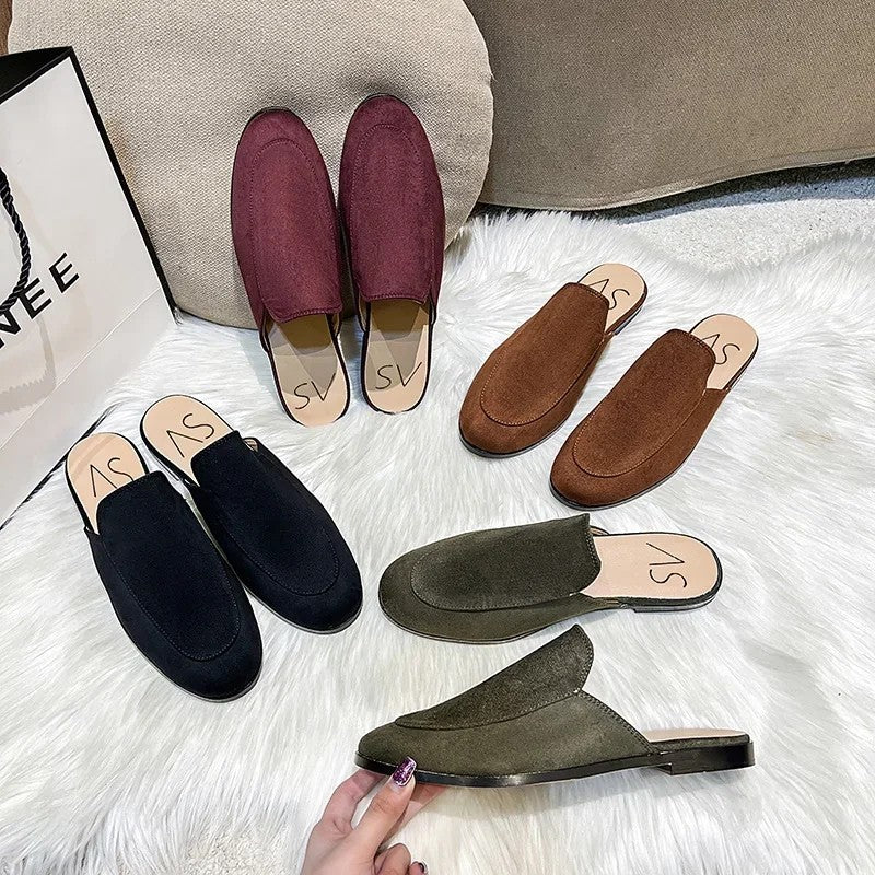 Velari Faux Suede Mules