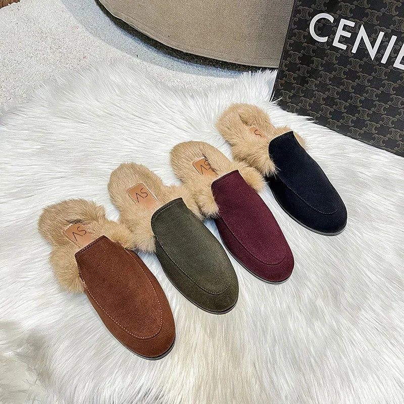 Velari Faux Suede Mules