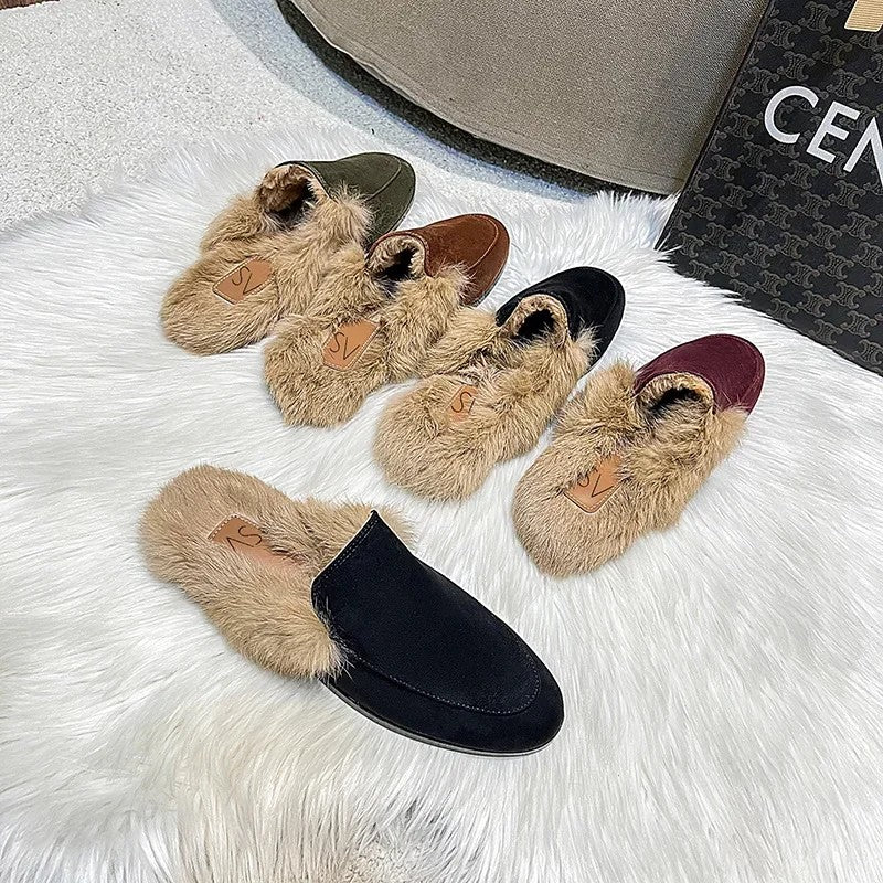 Velari Faux Suede Mules