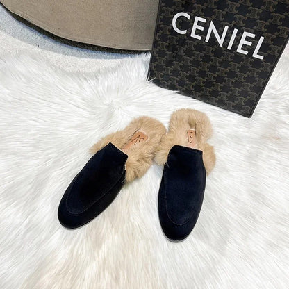Velari Faux Suede Mules