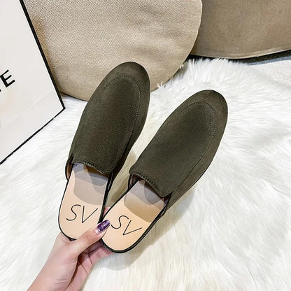 Velari Faux Suede Mules