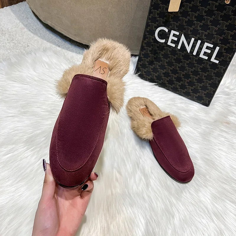 Velari Faux Suede Mules