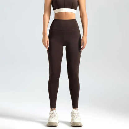 Velocity Seamless Yoga Leggings - Espresso