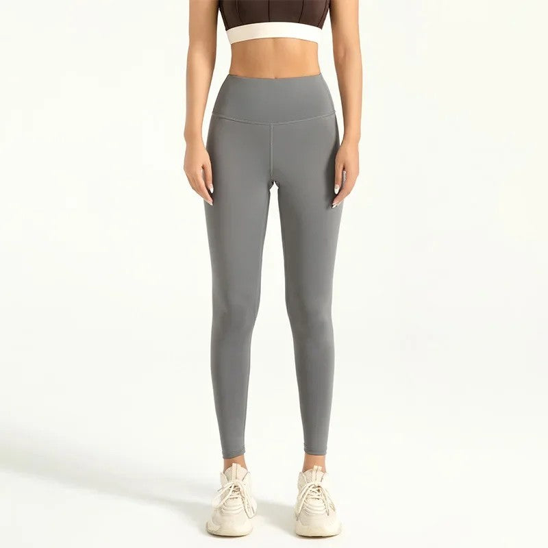 Velocity Seamless Yoga Leggings - Grey