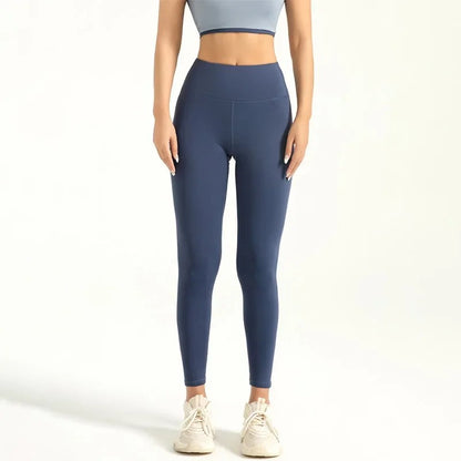 Velocity Seamless Yoga Leggings - Navy