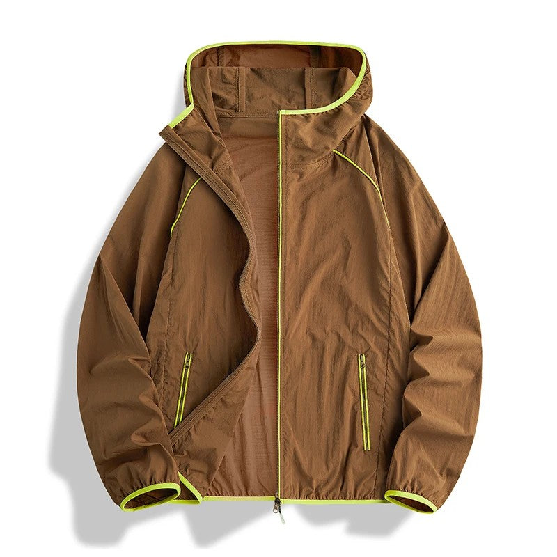 Velocity Lightweight Sun Jacket - Hazelnut