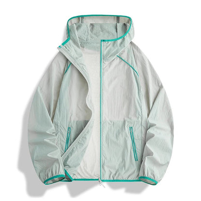 Velocity Lightweight Sun Jacket - Lime Trim Yellow