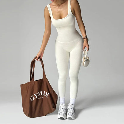 Velocity Ribbed Knit Jumpsuit