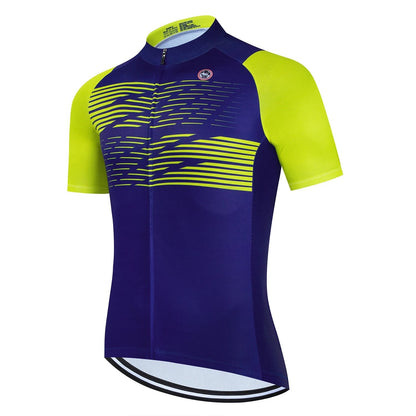 Velocity Breathable Cycling Jersey - Azure