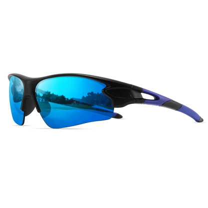 Velocity Wraparound Sports Sunglasses - Sky Blue