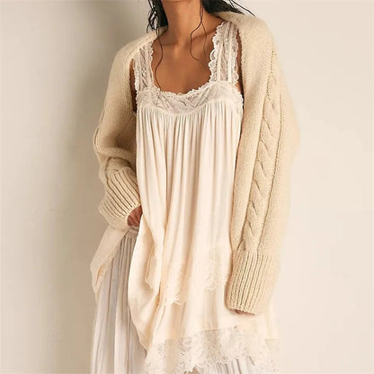 Vence Lace Tiered Mini Dress