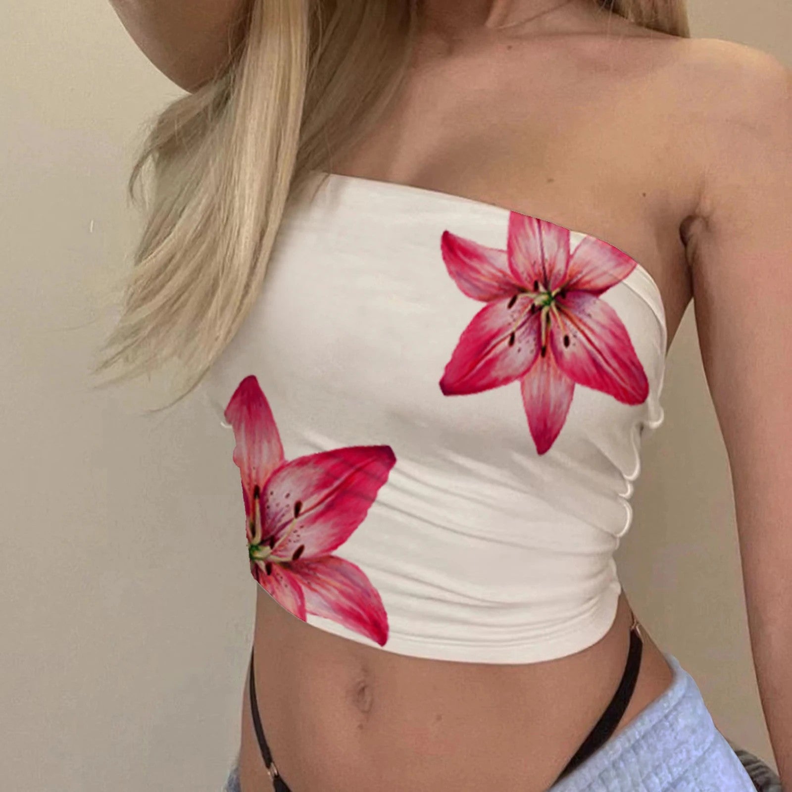 Verano Floral Tube Top