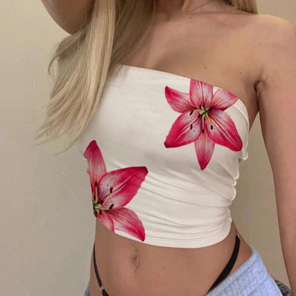 Verano Floral Tube Top